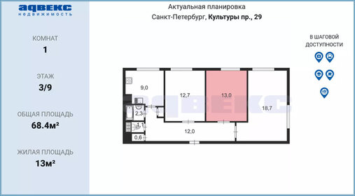 10,7 м², комната 1 650 000 ₽ - изображение 94