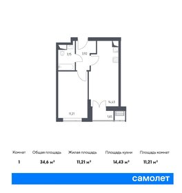 36 м², 1-комнатные апартаменты 9 200 000 ₽ - изображение 85
