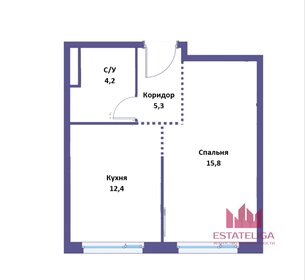 Квартира 37,7 м², 1-комнатная - изображение 1