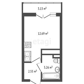 Квартира 18,5 м², студия - изображение 1