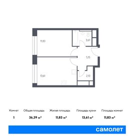 36,4 м², 1-комнатная квартира 6 902 600 ₽ - изображение 24