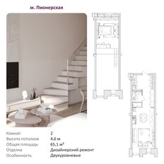 Квартира 65,1 м², 2-комнатные - изображение 2