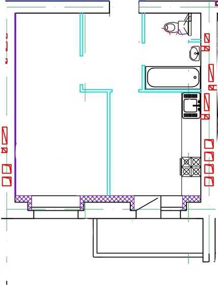 33 м², 1-комнатная квартира 3 580 000 ₽ - изображение 1