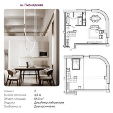 Квартира 64,5 м², 2-комнатные - изображение 2