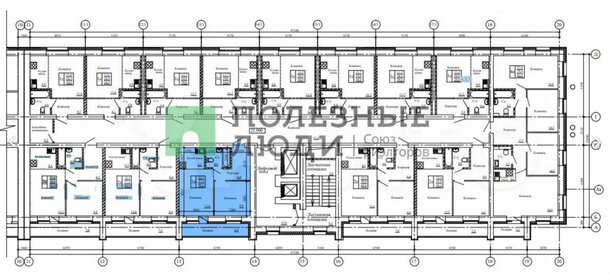 42,4 м², 2-комнатная квартира 1 400 000 ₽ - изображение 61