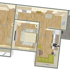 Квартира 58,8 м², 2-комнатная - изображение 3