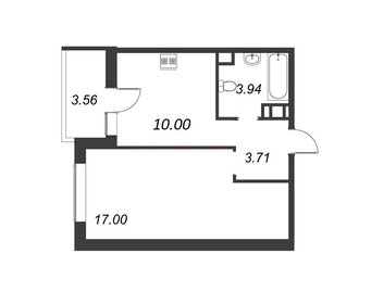 Квартира 36,4 м², 1-комнатная - изображение 1