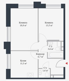50 м², 2-комнатные апартаменты 20 000 000 ₽ - изображение 81