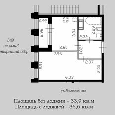 Квартира 36,6 м², 1-комнатная - изображение 4