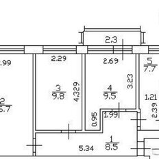 Квартира 55,4 м², 3-комнатная - изображение 2