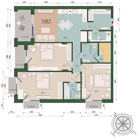 102,3 м², 3-комнатная квартира 19 999 000 ₽ - изображение 104