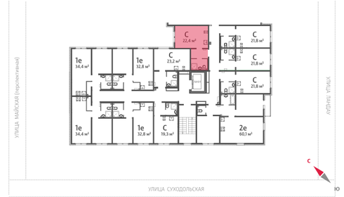 19,7 м², квартира-студия 3 150 000 ₽ - изображение 72