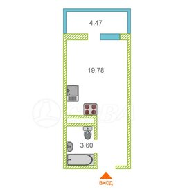 Квартира 20 м², студия - изображение 1