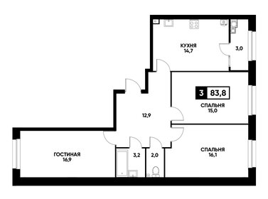 77,2 м², 3-комнатная квартира 8 000 000 ₽ - изображение 124