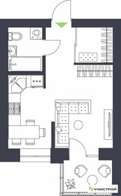 24,6 м², 1-комнатная квартира 3 200 000 ₽ - изображение 54