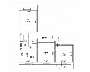 100 м², 3-комнатная квартира 65 000 ₽ в месяц - изображение 37