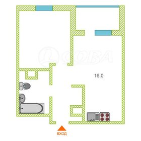 Квартира 37 м², 1-комнатная - изображение 1