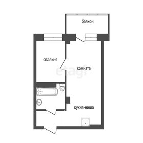 Квартира 32,3 м², 2-комнатная - изображение 1