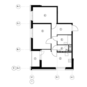 45,2 м², 2-комнатная квартира 2 500 000 ₽ - изображение 67
