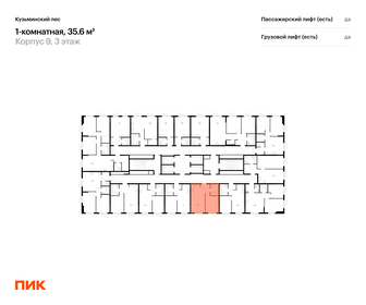 Квартира 35,6 м², 1-комнатная - изображение 2