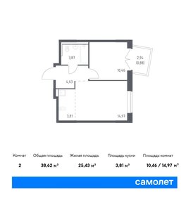 38,6 м², 1-комнатная квартира 7 758 699 ₽ - изображение 63