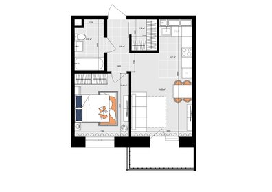 46,4 м², 1-комнатная квартира 10 635 060 ₽ - изображение 50