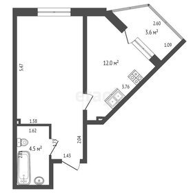 38 м², 1-комнатная квартира 4 300 000 ₽ - изображение 3