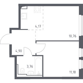 34,4 м², 1-комнатная квартира 8 015 200 ₽ - изображение 27