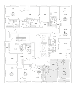 Квартира 45,7 м², 1-комнатная - изображение 2