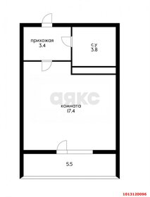 Квартира 30 м², студия - изображение 1