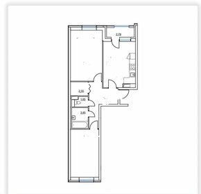 Квартира 56 м², 2-комнатная - изображение 1