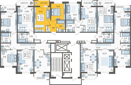 35,6 м², 1-комнатная квартира 6 829 155 ₽ - изображение 27