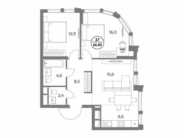 70 м², 3-комнатная квартира 25 000 000 ₽ - изображение 112