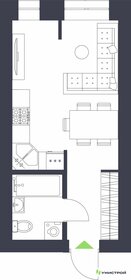 Квартира 25,8 м², 1-комнатная - изображение 1