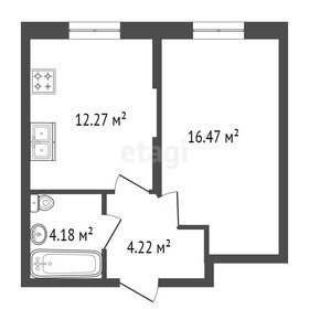 Квартира 37,1 м², 1-комнатная - изображение 1