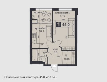 59,8 м², 3-комнатная квартира 3 800 000 ₽ - изображение 119