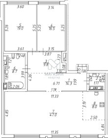 Квартира 126 м², 2-комнатная - изображение 1