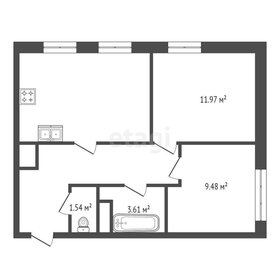 Квартира 53,4 м², 2-комнатная - изображение 5