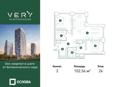 109,6 м², 3-комнатная квартира 64 900 000 ₽ - изображение 10