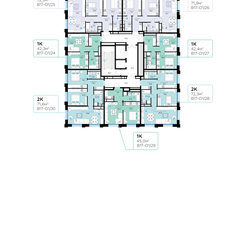 Квартира 42,4 м², 1-комнатная - изображение 2