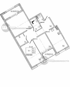 Квартира 109,6 м², 3-комнатная - изображение 1