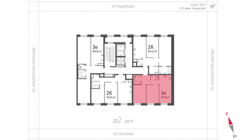 61 м², 2-комнатная квартира 25 872 950 ₽ - изображение 108