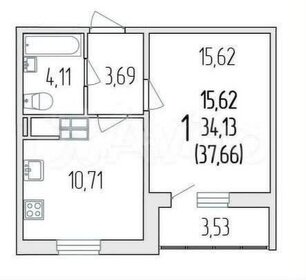 55,5 м², 2-комнатная квартира 4 600 000 ₽ - изображение 70