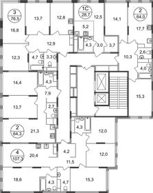 63,7 м², 2-комнатная квартира 16 762 711 ₽ - изображение 24