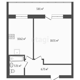 Квартира 42,8 м², 1-комнатная - изображение 5