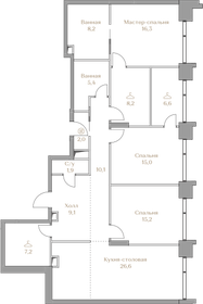 112,5 м², 3-комнатная квартира 85 000 000 ₽ - изображение 127