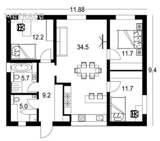 56 м² дом, 6 соток участок 2 900 000 ₽ - изображение 101