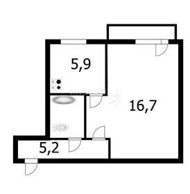 34,2 м², 1-комнатная квартира 3 300 000 ₽ - изображение 73