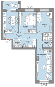 80 м², 3-комнатная квартира 7 839 000 ₽ - изображение 13