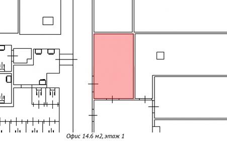 14,3 м², офис 15 752 ₽ в месяц - изображение 19